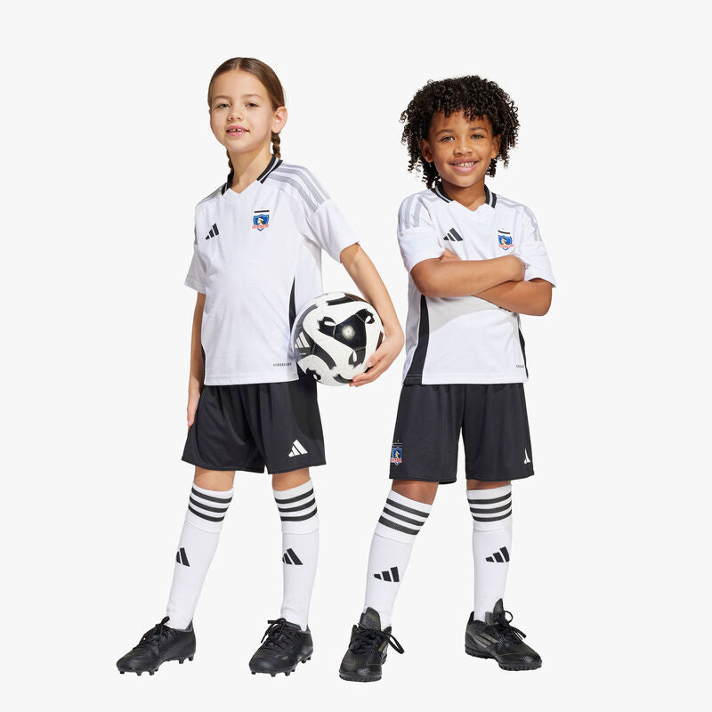 adidas Conjunto Local Colo-Colo 2025 Niño/niña
