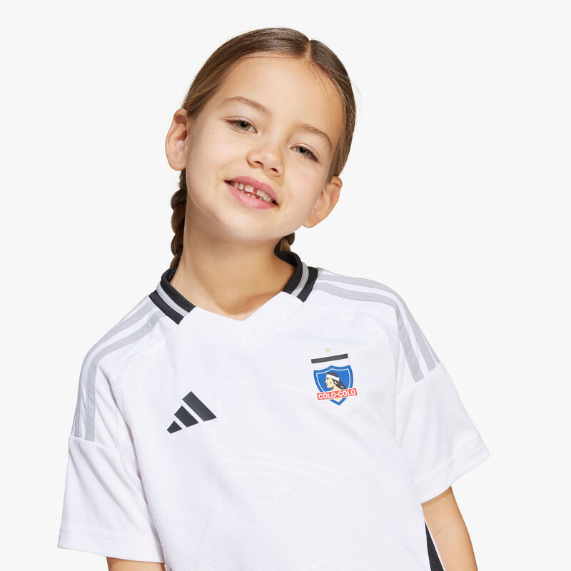 adidas Conjunto Local Colo-Colo 2025 Niño/niña